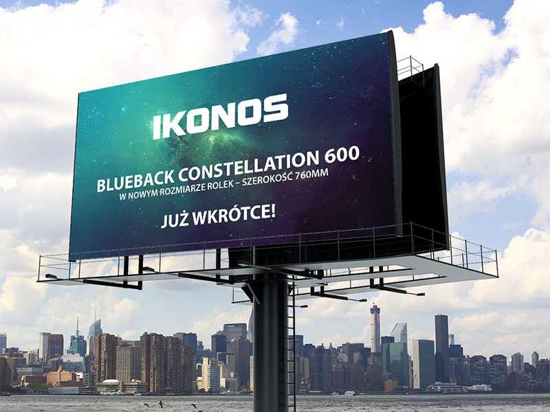 Baner Frontlit Do Druku Ikonos Laminowany 300g Matt 1,10x50m (bez tuby)