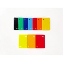 Płyta Plexi Ikonos Pmma Wylewana Fluo Żółta 3mm 2050x3050mm
