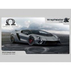 Folia Wrappingowa Samochodowa Ikonos Omega Skinz Robotic Steel 1,525x1
