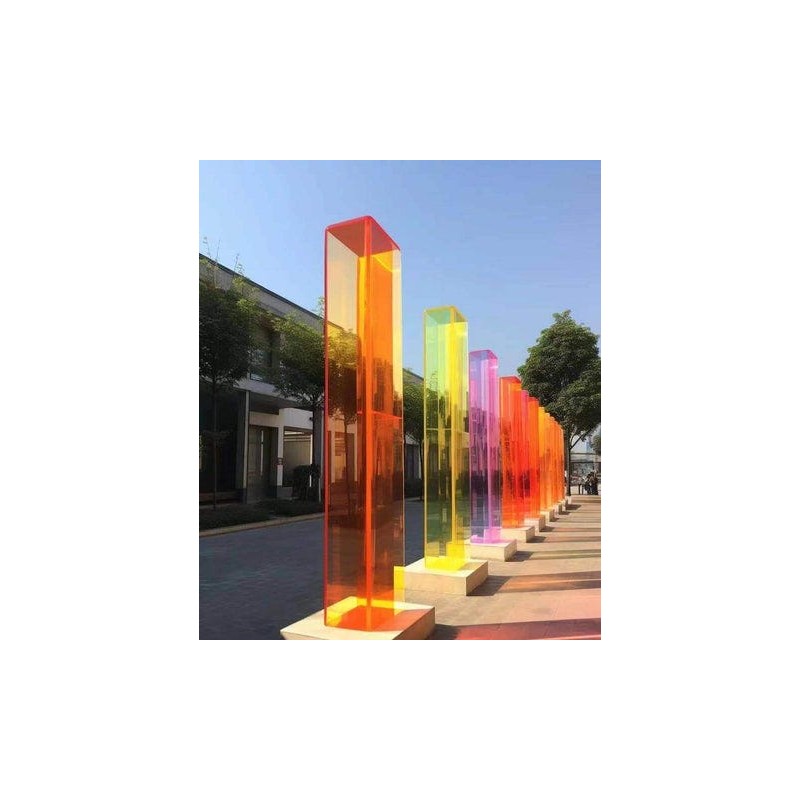 Płyta Plexi Ikonos Pmma Wylewana Fluo Żółta 3mm 2050x3050mm