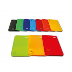 Płyta Plexi Ikonos Pmma Wylewana Fluo Żółta 3mm 2050x3050mm