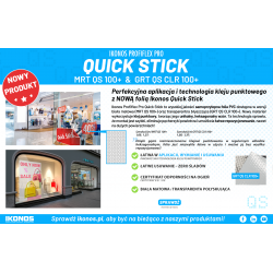 Folia  Ikonos Profiflex Pro Quick-stick Grt Qs CLR 1,05x50m Gloss Clear