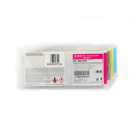 KASETA MUTOH 628 ECO SOL ULTRA 220ML BLACK