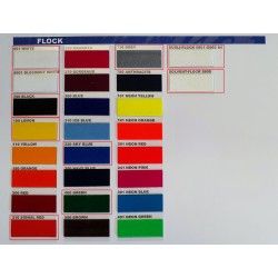 Folia Termotransferowa Aksamitna Ikonos Ultra Flock Czerwona (red) 0,5x1 M