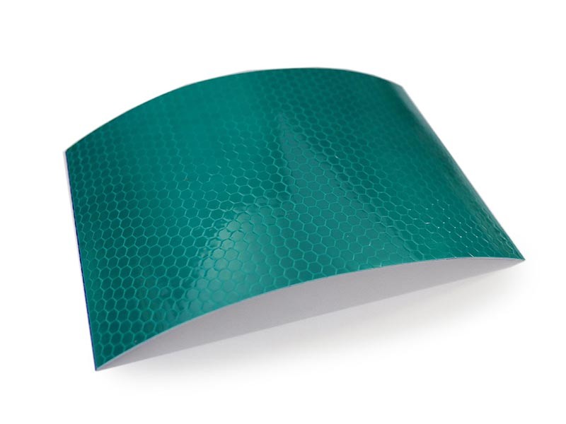 Folia Odblaskowa Ikolite Prismatic Reflectiv Green 1,24 X 1m