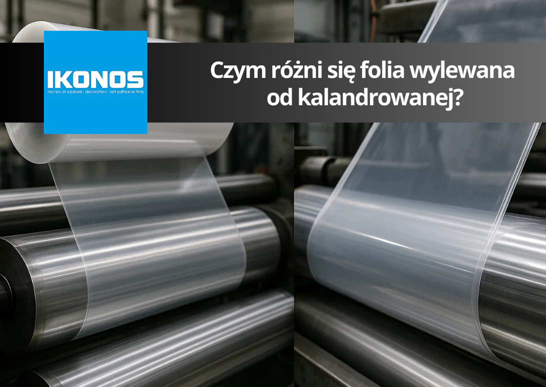 Czym różni się folia cast (wylewana) od calendered (kalandrowanej)?