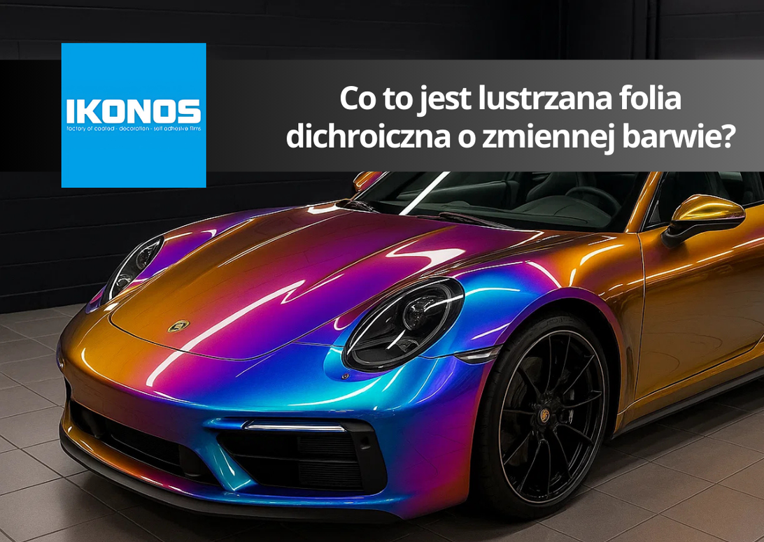 Co to jest lustrzana folia dichroiczna o zmiennej barwie?