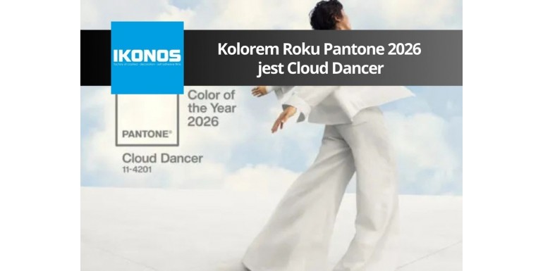 Kolorem Roku Pantone 2026 jest Cloud Dancer: minimalistyczna barwa