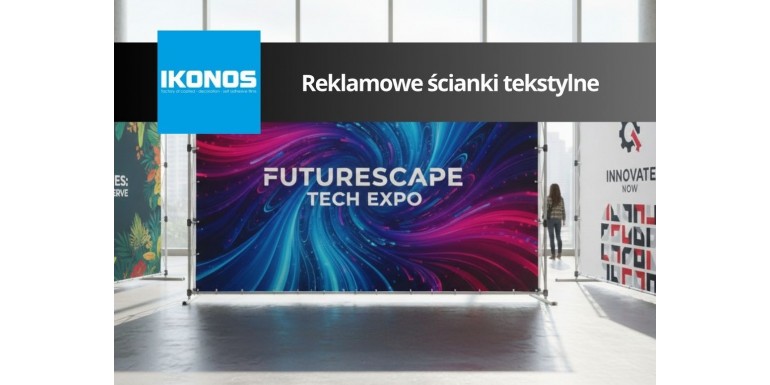 Reklamowe ścianki tekstylne – koniec z dźwiganiem ciężkich paneli